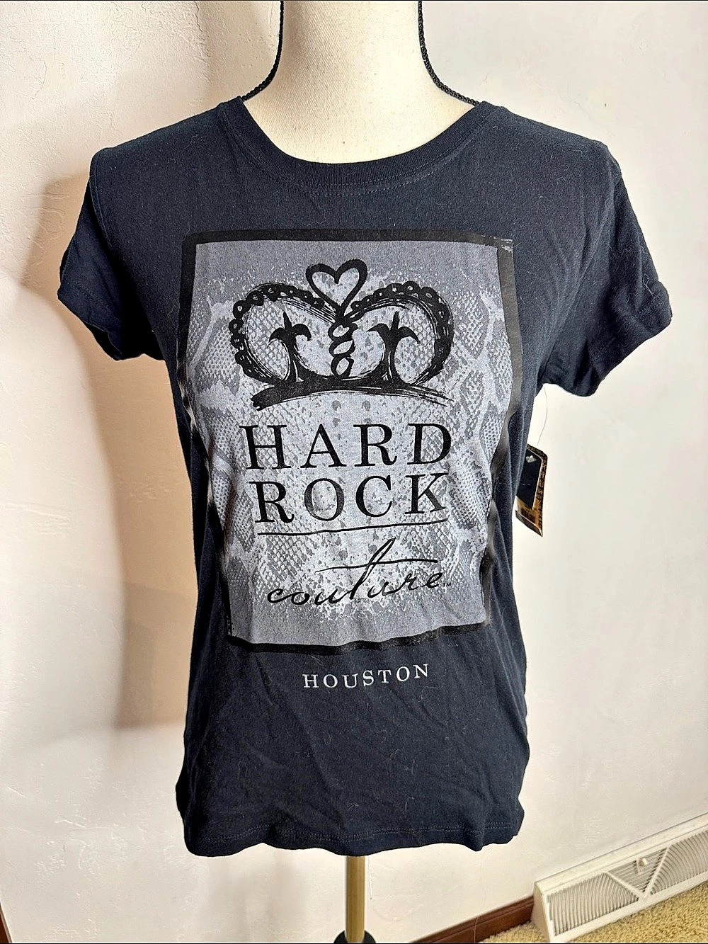 Hard Rock Cafe Hard Rock Couture Houston Graphic Tee Small